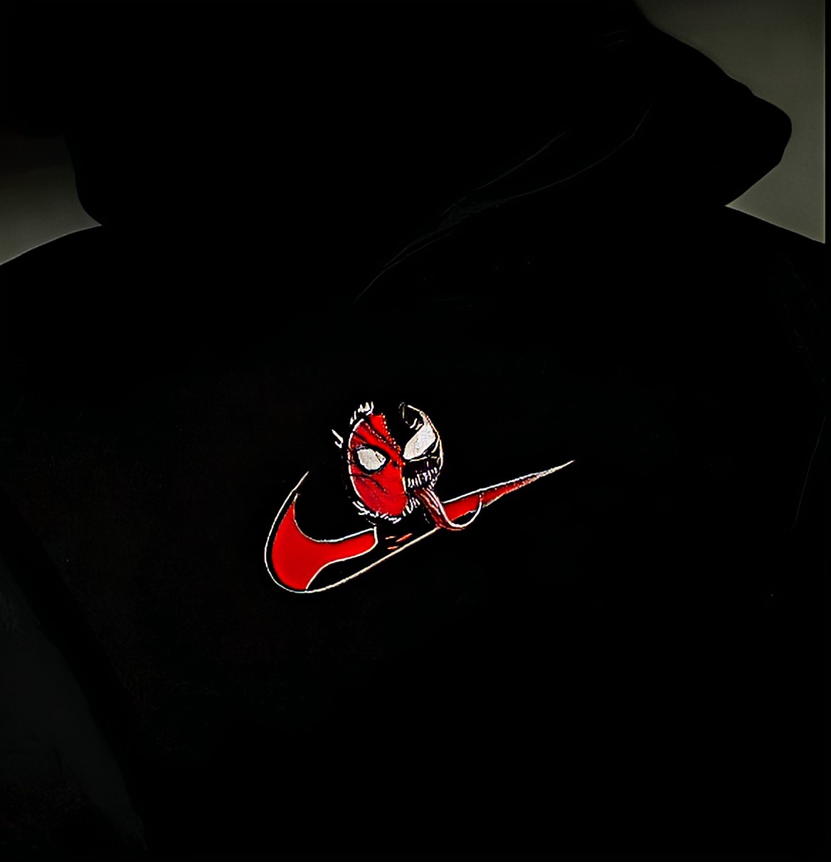Aimages spider mn embroidery hoodie