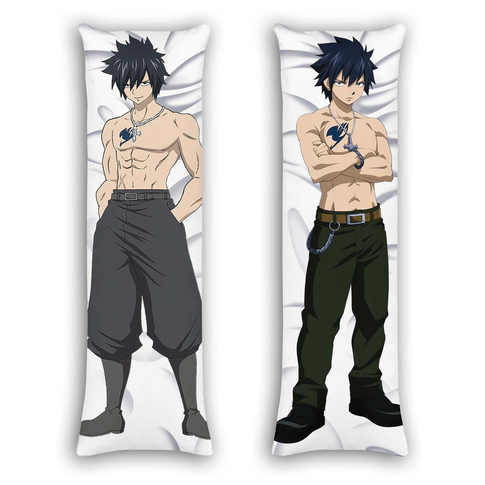 Gray Fullbuster Body Pillow Dakimakura Cover Custom Fairy Tail Anime Gifts OT2102