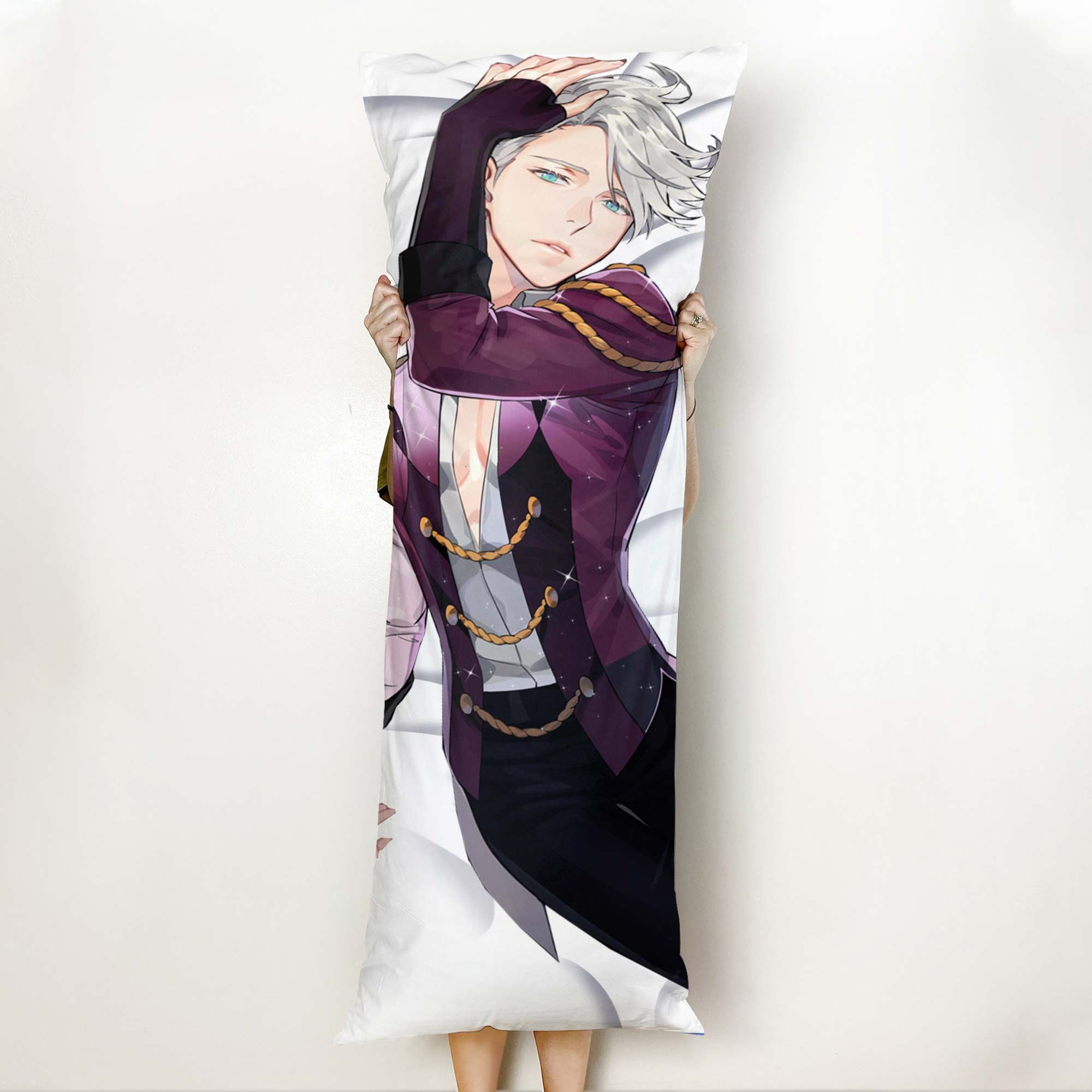 Victor Nikiforov Body Pillow Dakimakura Cover Custom Yuri on Ice Anime Gifts OT2102