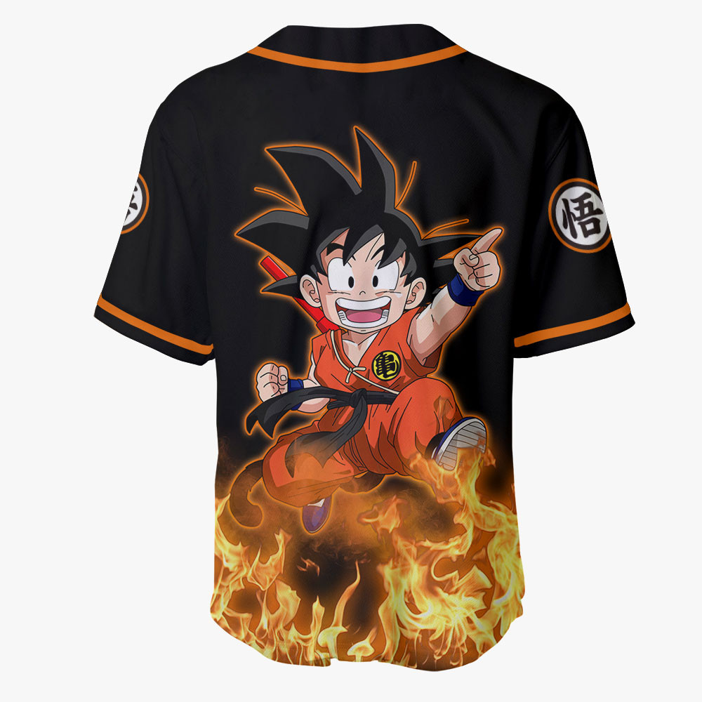 Goku Kid Baseball Jersey Shirts Custom Dragon Ball Anime OT2102