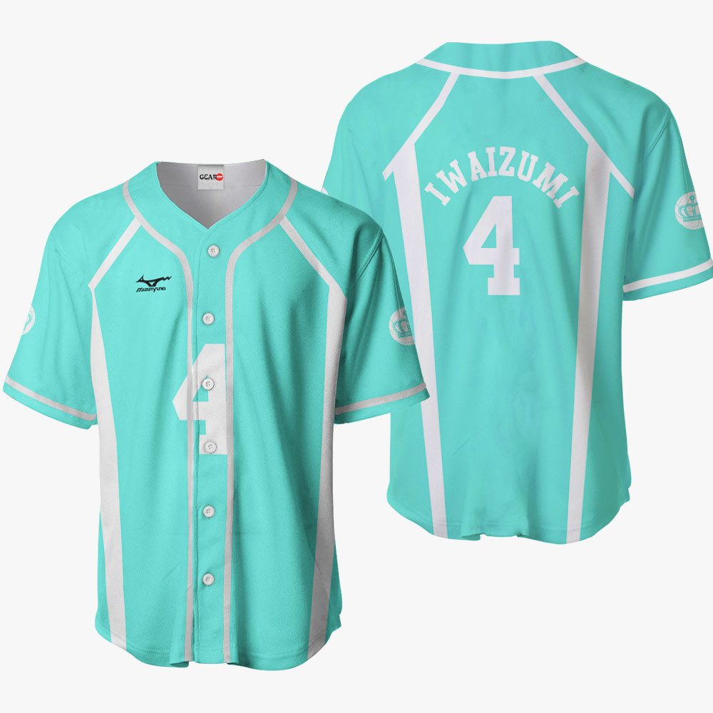Hajime Iwaizumi Baseball Jersey Shirts Custom Haikyuu Anime Costume OT2102