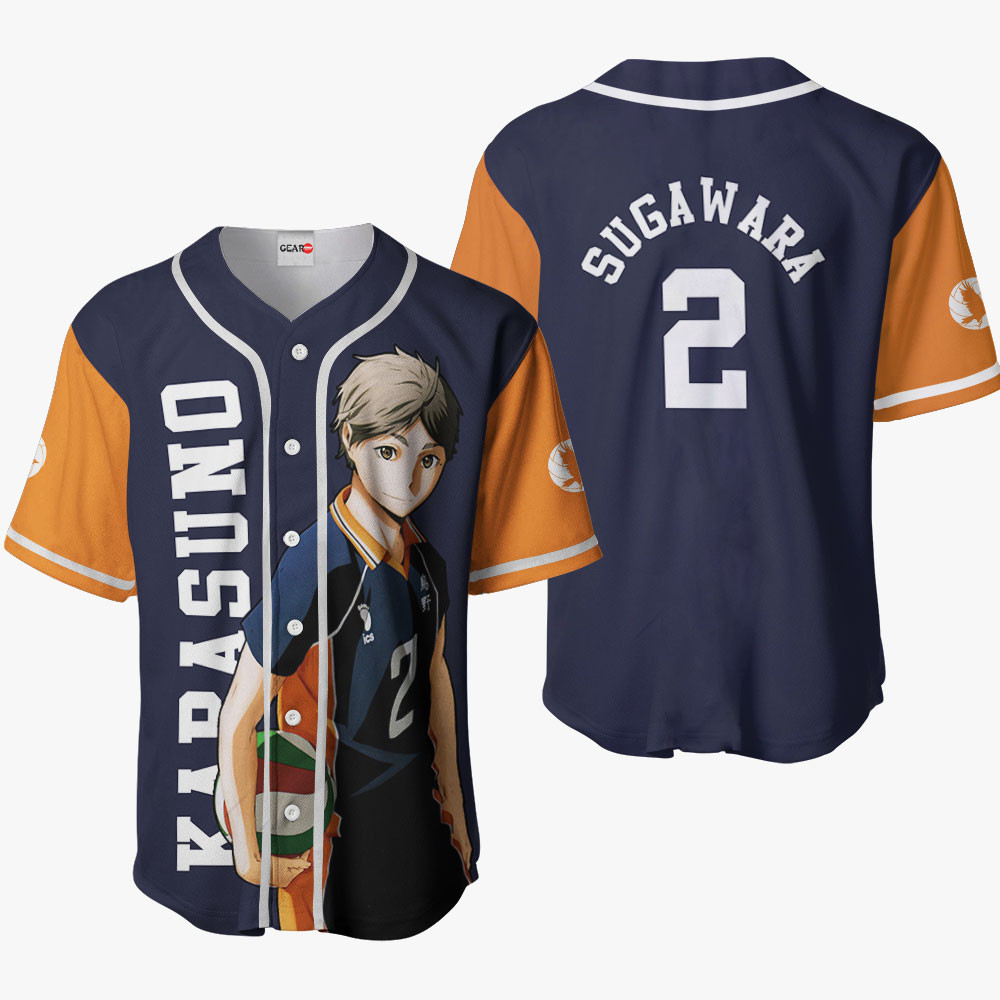 Koushi Sugawara Baseball Jersey Shirts Haikyuu Custom Anime OT2102