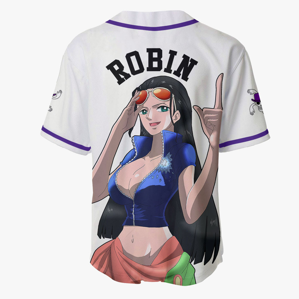 Nico Robin Baseball Jersey Shirts One Piece Custom Anime For Fans OT2102
