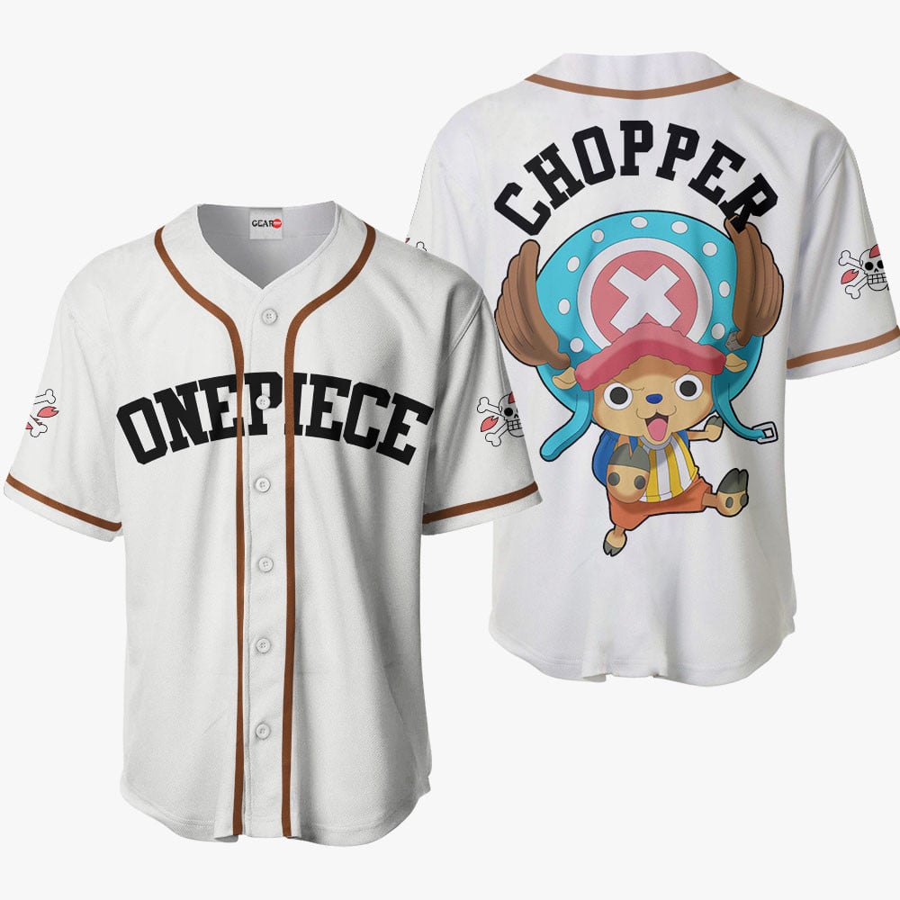 Tony Tony Chopper Baseball Jersey Shirts Custom Anime One Piece Merch OT2102