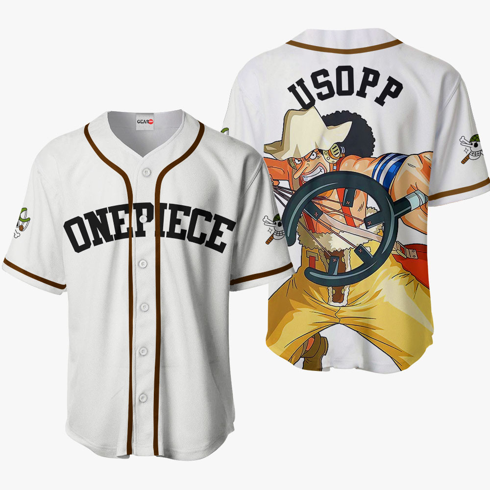 Usopp Baseball Jersey Shirts One Piece Custom Anime For Fans OT2102