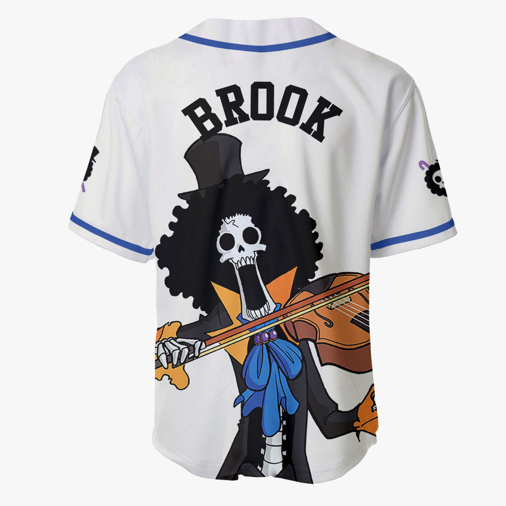 Brook Baseball Jersey Shirts One Piece Custom Anime For Fans OT2102
