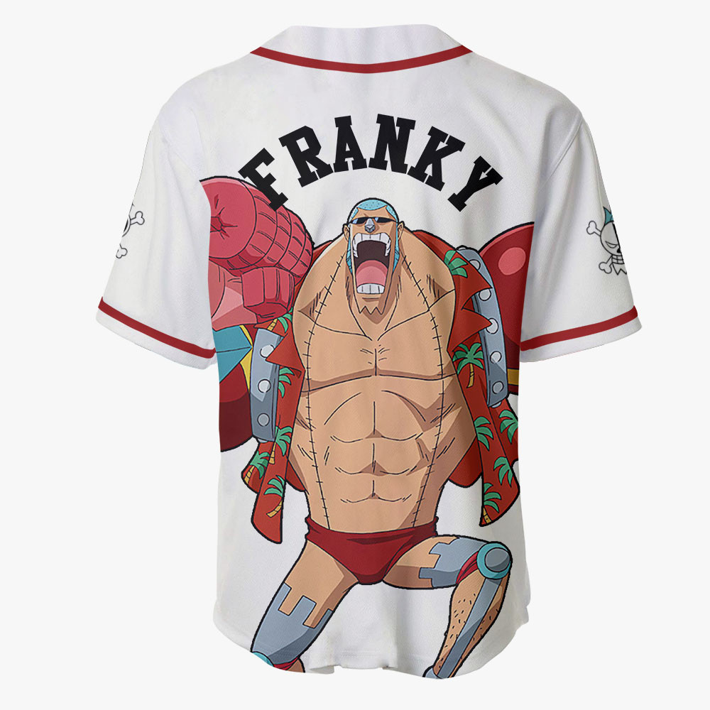 Franky Baseball Jersey Shirts One Piece Custom Anime For Fans OT2102