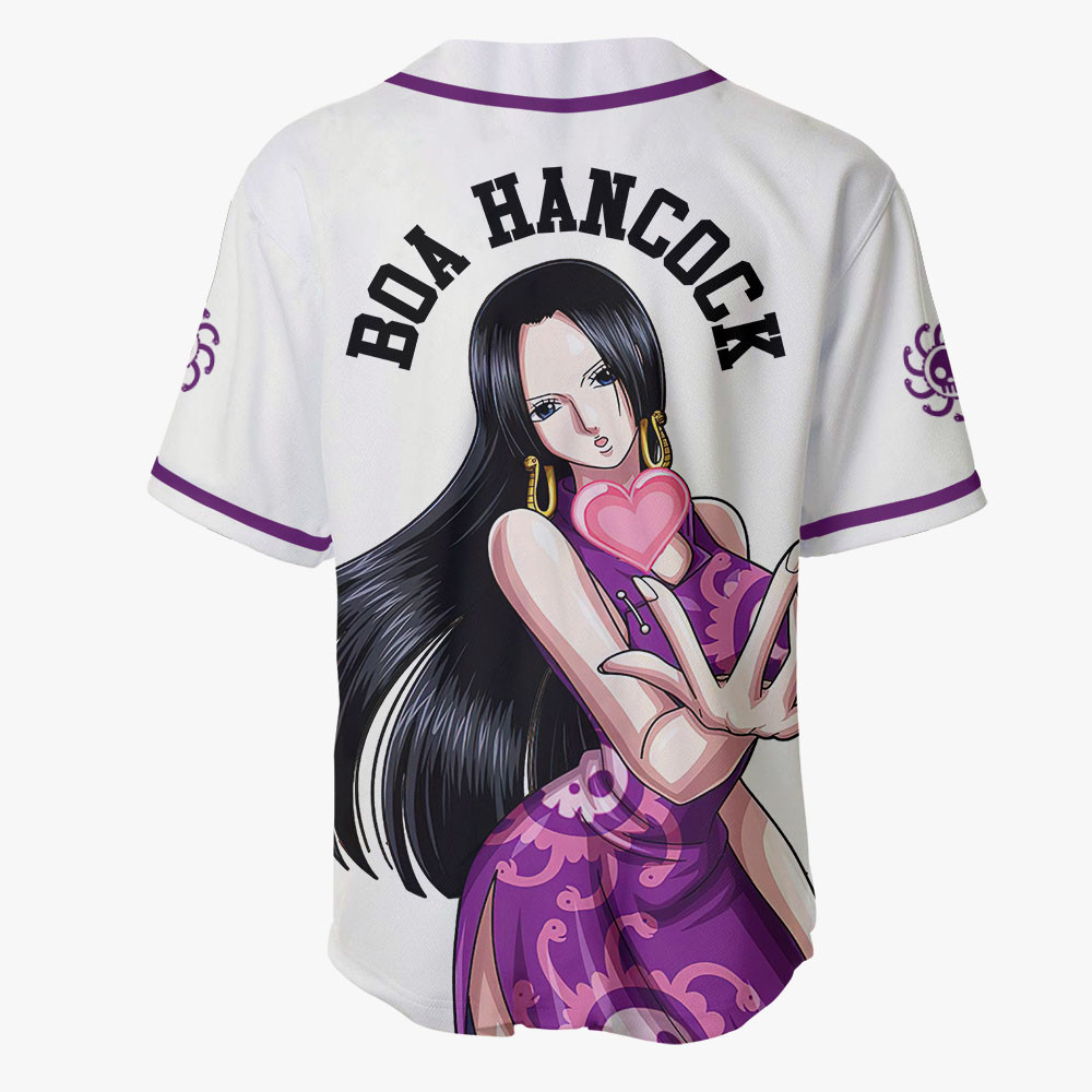 Boa Hancock Baseball Jersey Shirts One Piece Custom Anime For Fans OT2102