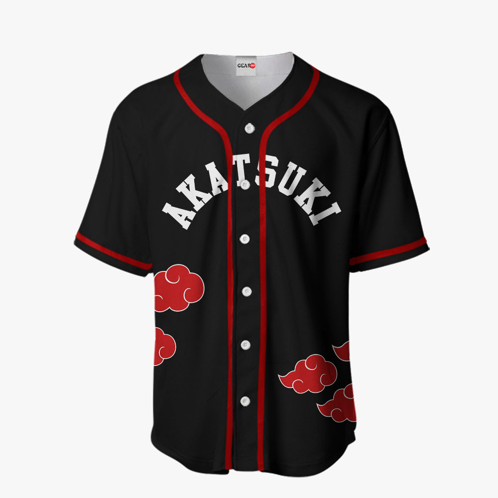Akatsuki Baseball Jersey Shirts Costume For Naruto Anime Fans OT2102