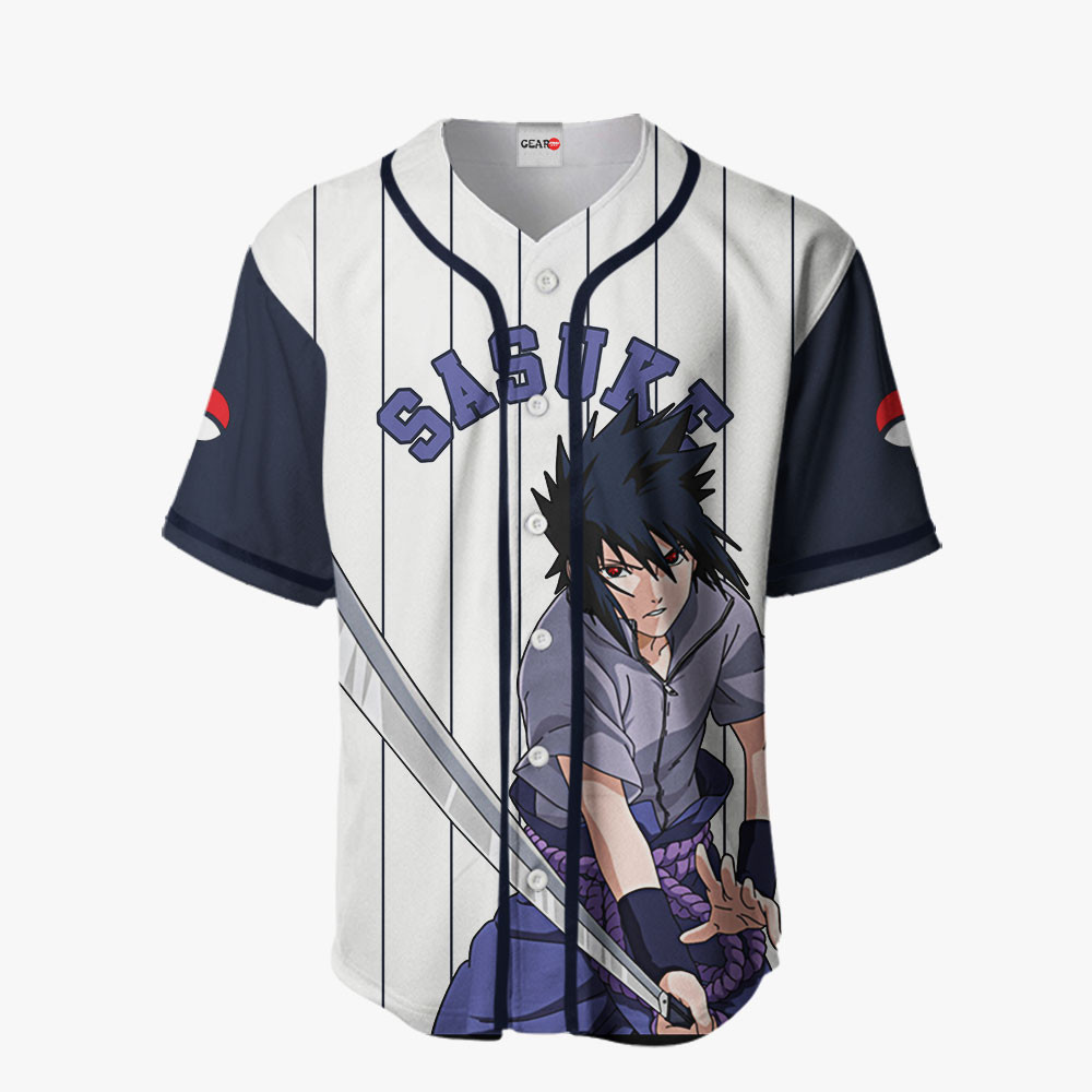 Sasuke Uchiha Baseball Jersey Shirts Custom Anime For Fans OT2102