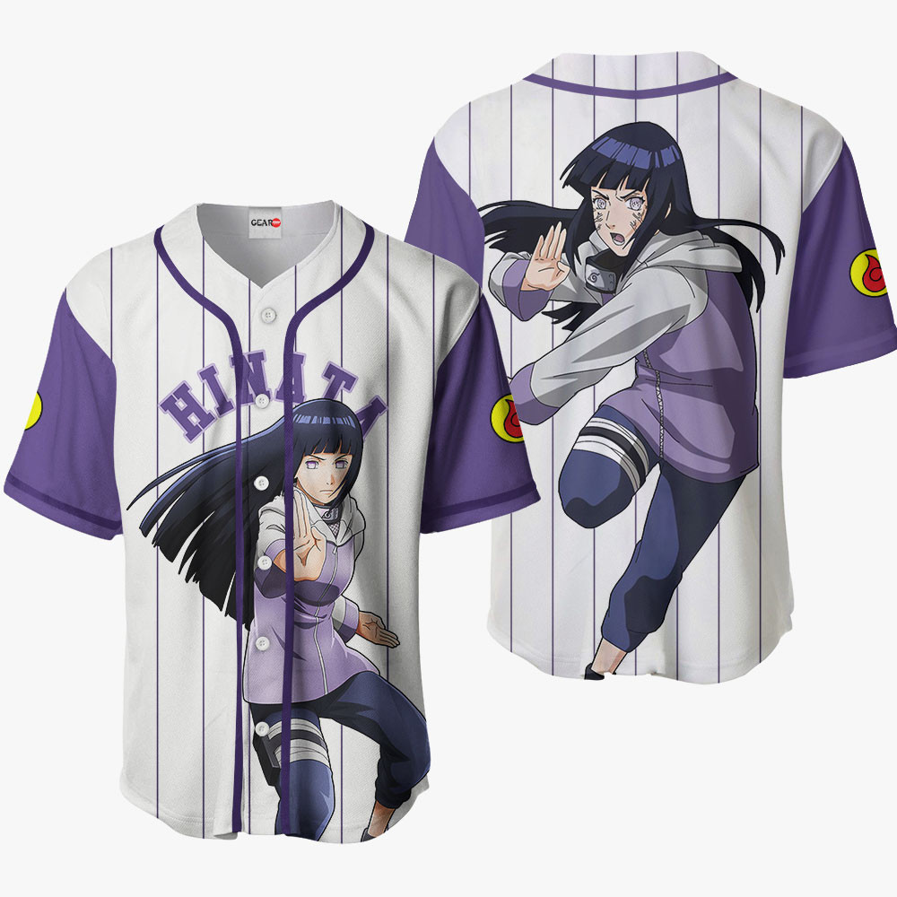 Hinata Hyuga Baseball Jersey Shirts Custom Anime Sport Style OT2102
