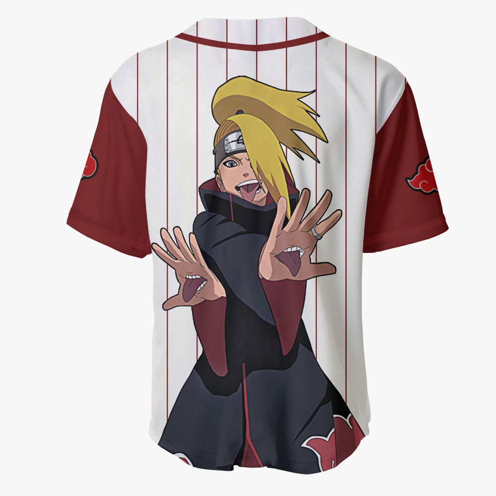 Deidara Baseball Jersey Shirts Custom Akatsuki Anime Sport Style OT2102