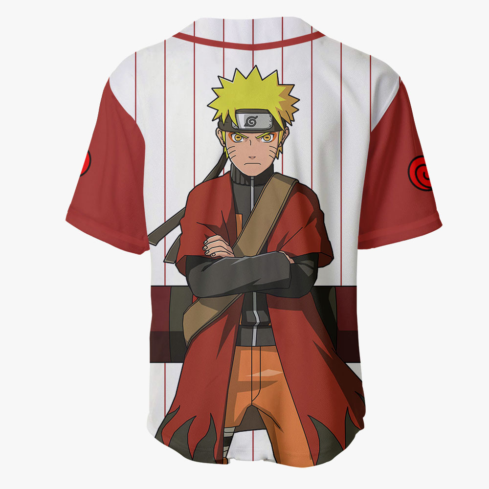 Naruto Uzumaki Sage Baseball Jersey Shirts Custom Anime Sport Style OT2102