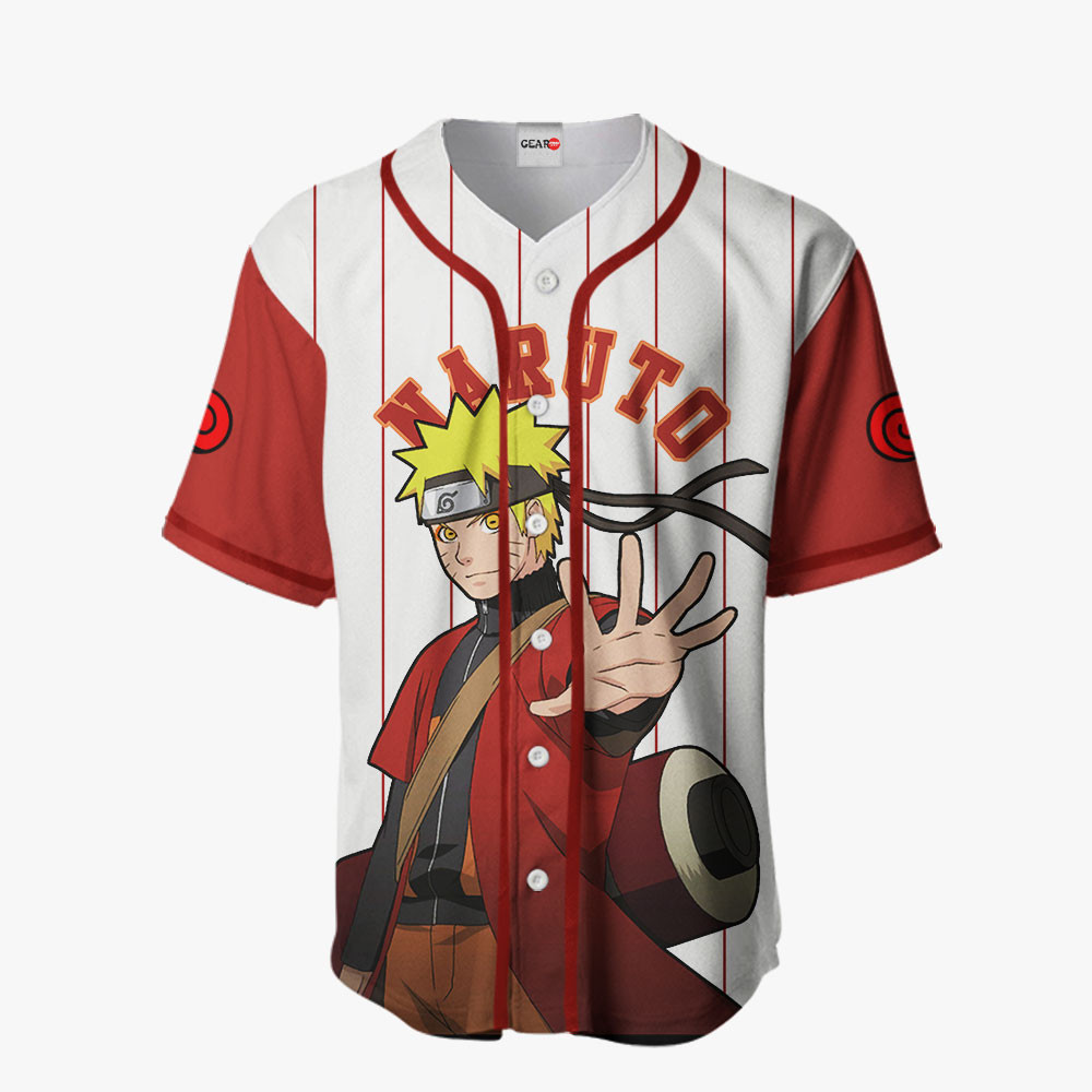 Naruto Uzumaki Sage Baseball Jersey Shirts Custom Anime Sport Style OT2102