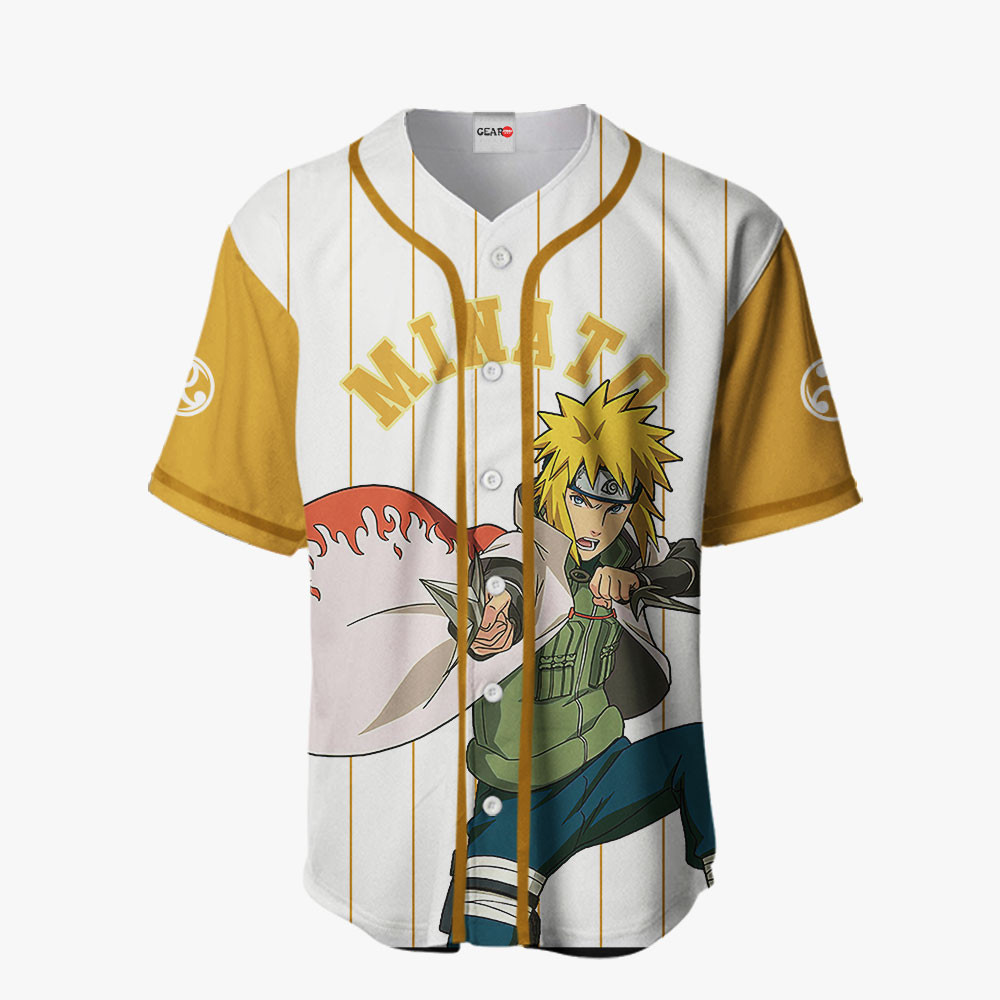 Minato Namikaze Baseball Jersey Shirts Custom Anime OT2102