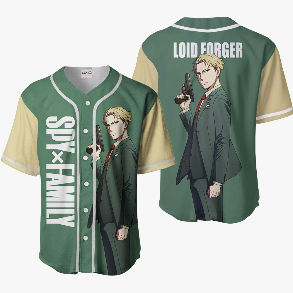 Loid Forger Baseball Jersey Shirts Custom Spy x Family Anime For Fans OT2102