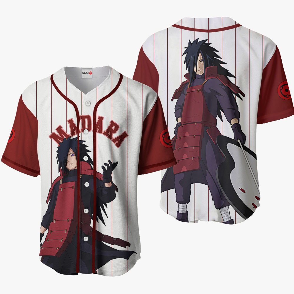 Madara Uchiha Baseball Jersey Shirts Custom Anime OT2102