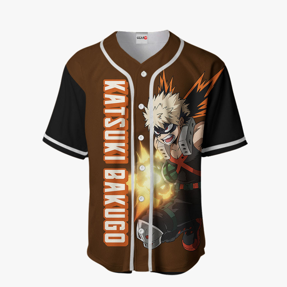 Katsuki Bakugo Baseball Jersey Shirts Custom My Hero Academia Anime OT2102