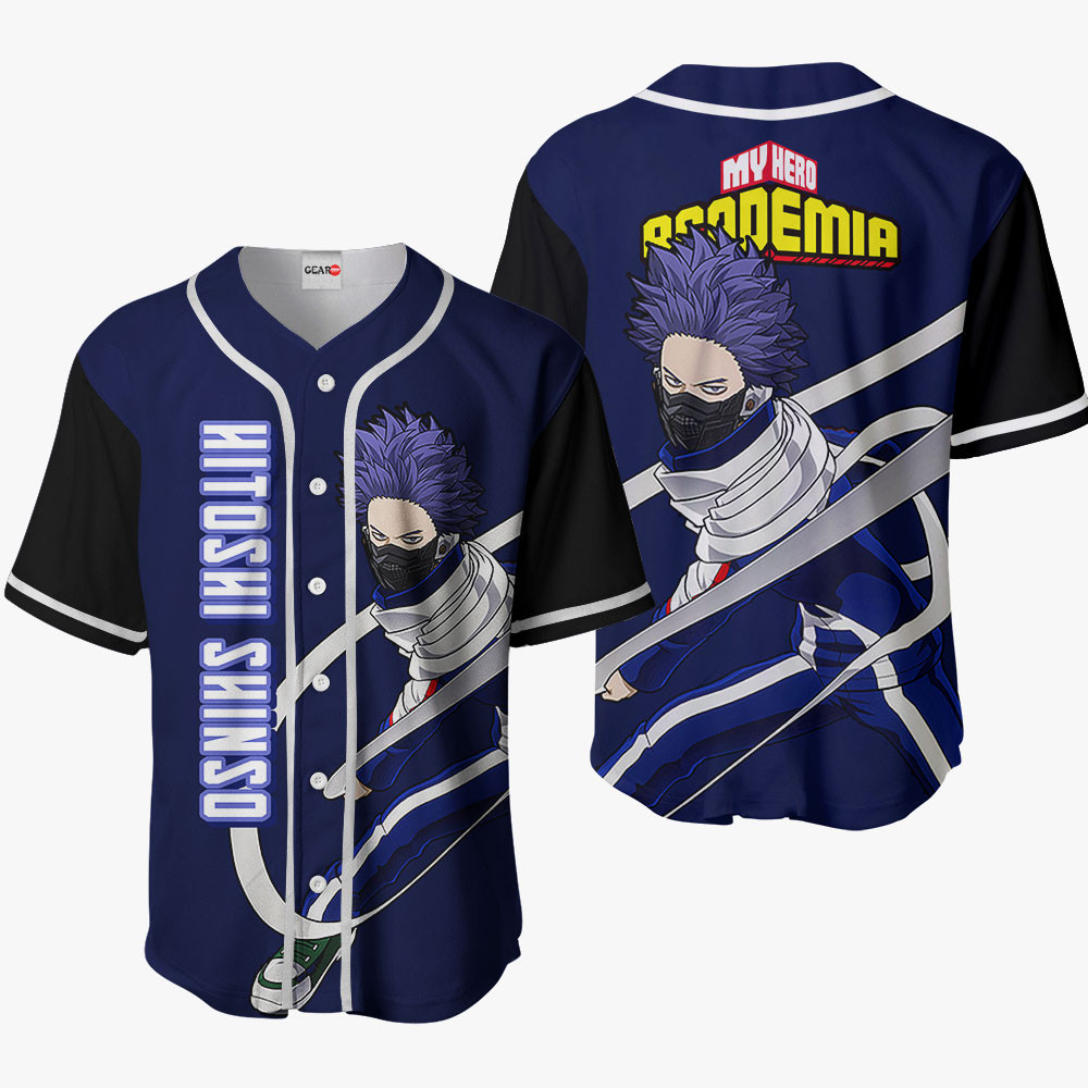 Hitoshi Shinso Baseball Jersey Shirts Custom My Hero Academia Anime OT2102