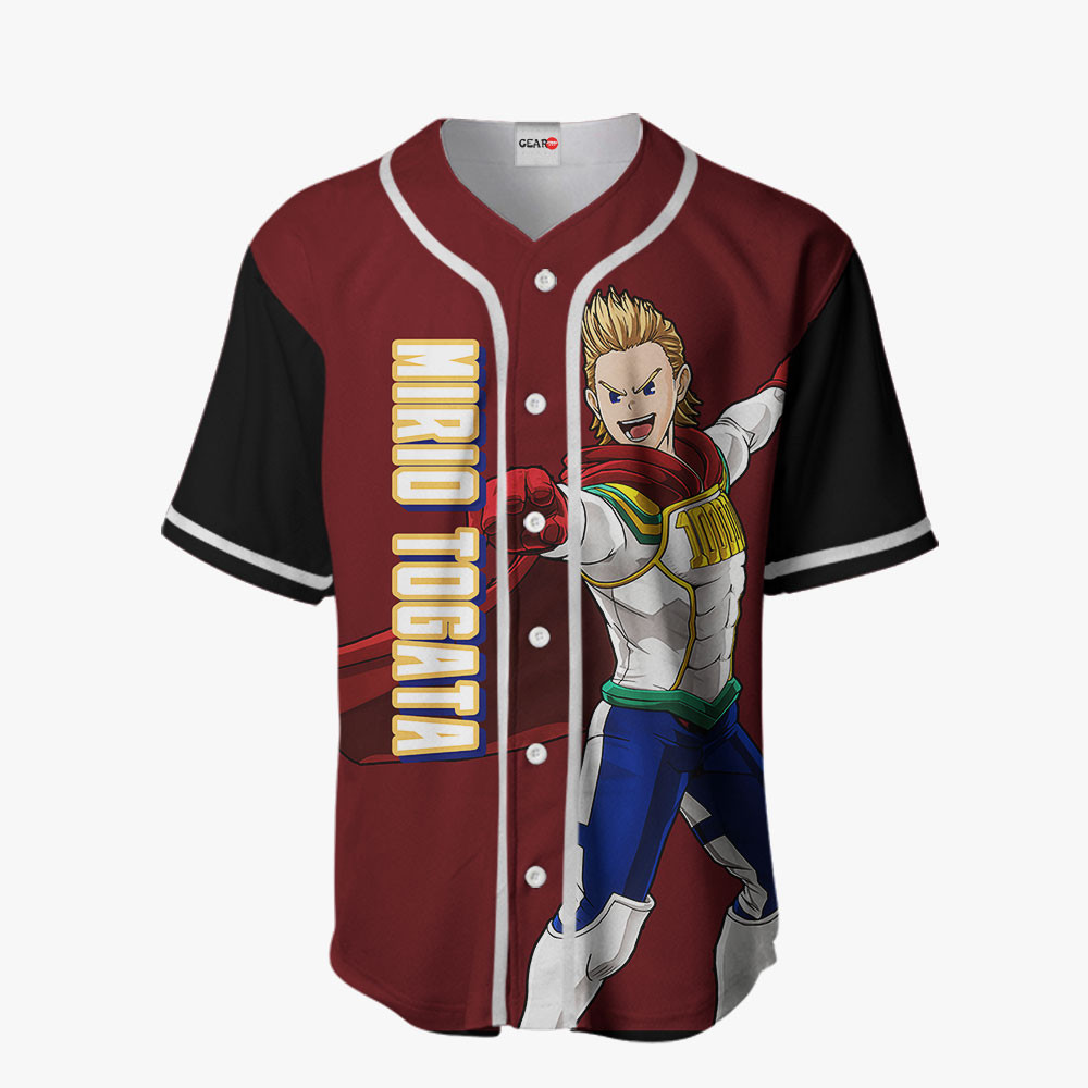 Mirio Togata Baseball Jersey Shirts Custom My Hero Academia Anime OT2102
