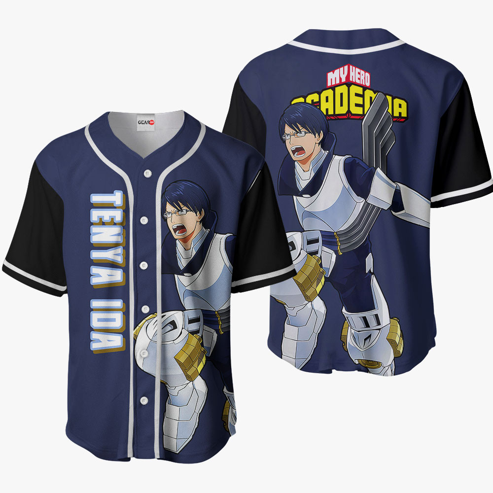Tenya Ida Baseball Jersey Shirts Custom My Hero Academia Anime OT2102