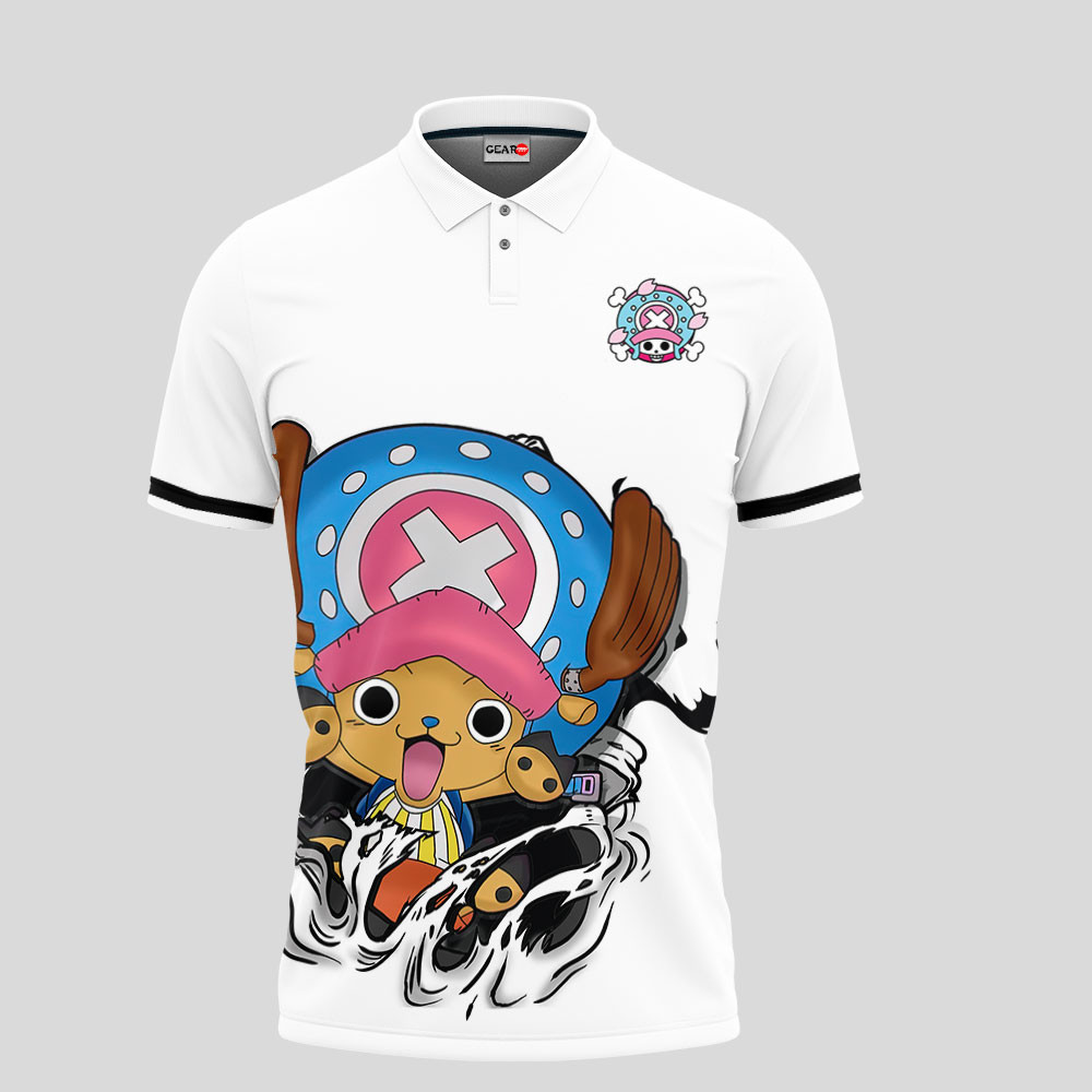 Tony Tony Chopper Polo Shirt Custom Anime One Piece For Fans OT2102