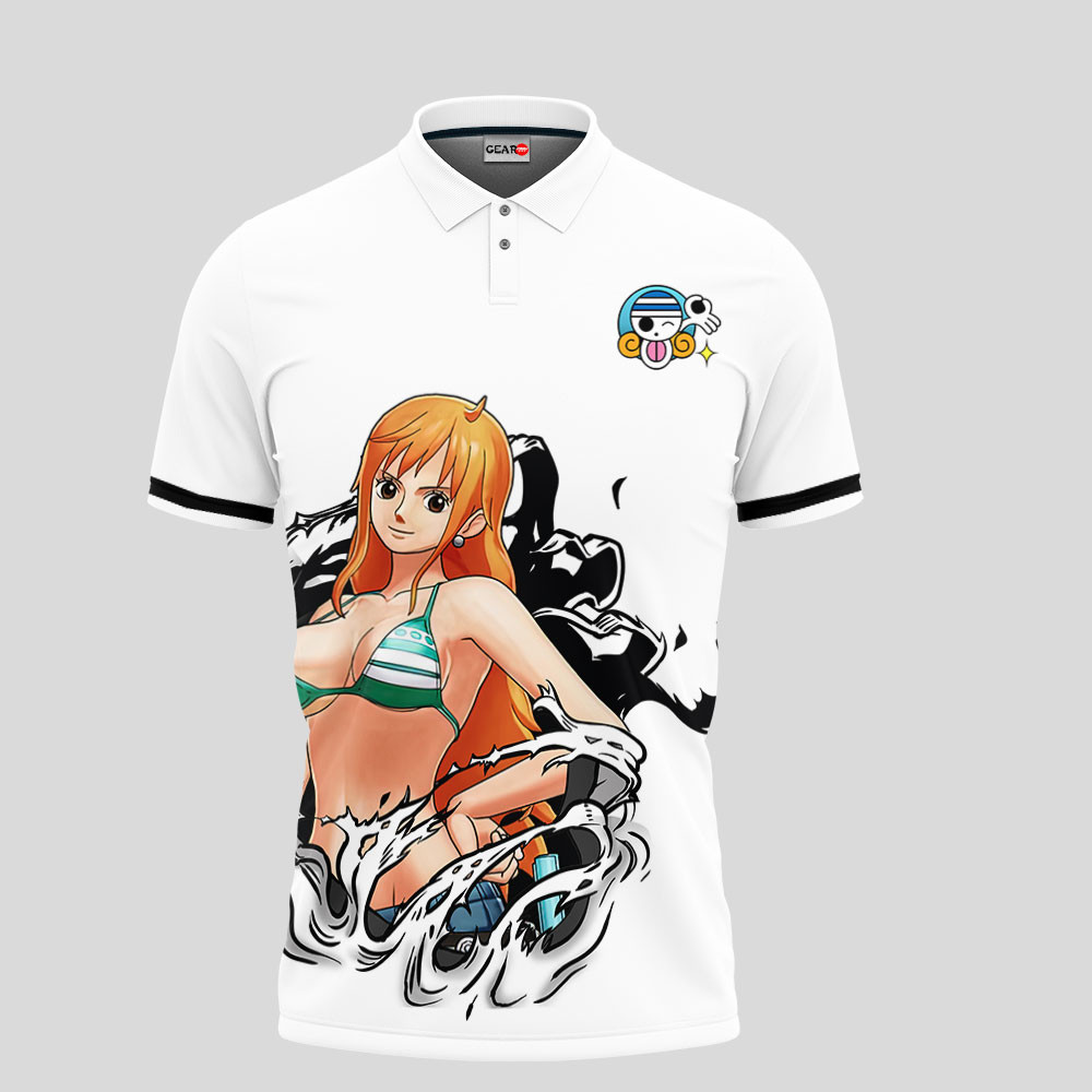 Nami Polo Shirt Custom Anime One Piece For Fans OT2102