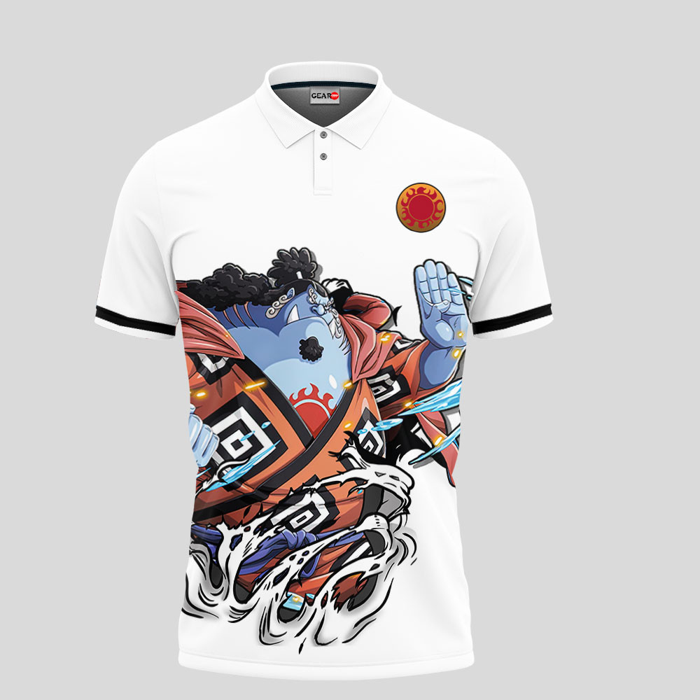 Jinbe Polo Shirt Custom Anime One Piece For Fans OT2102