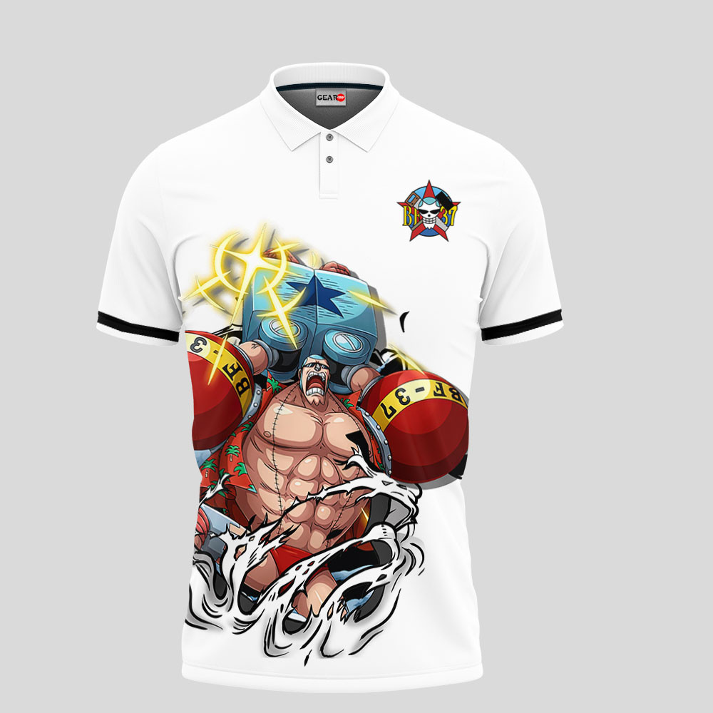 Franky Polo Shirt Custom Anime One Piece For Fans OT2102