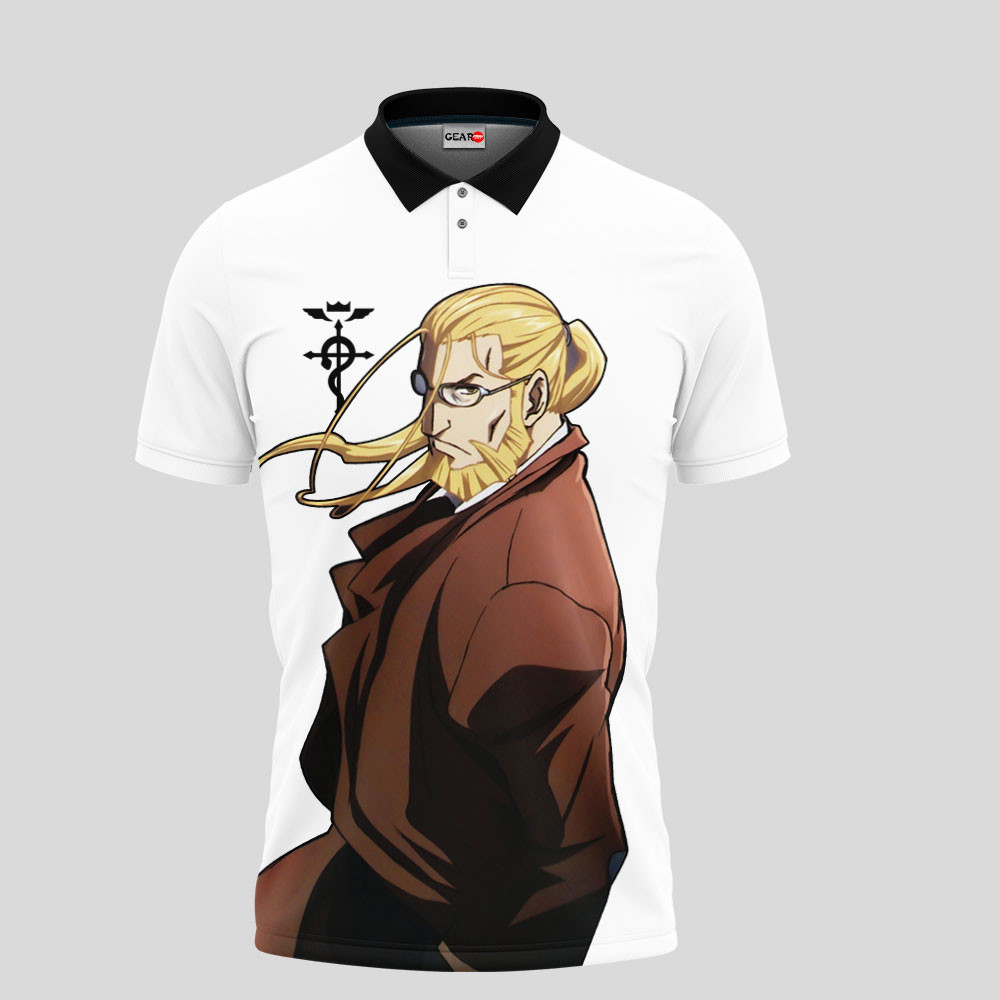 Van Hohenheim Polo Shirts Custom Fullmetal Alchemist Anime OT2102