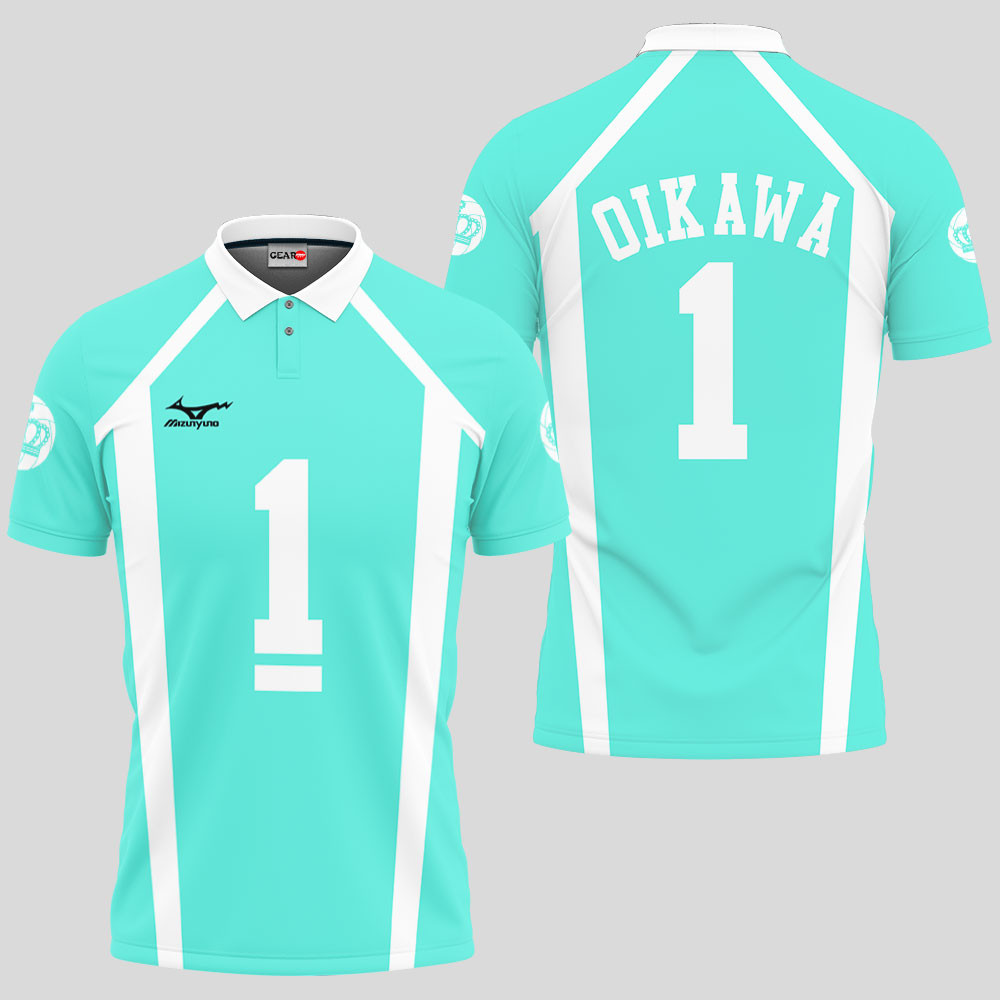 Tooru Oikawa Polo Shirts Haikyuu Custom Anime OT2102
