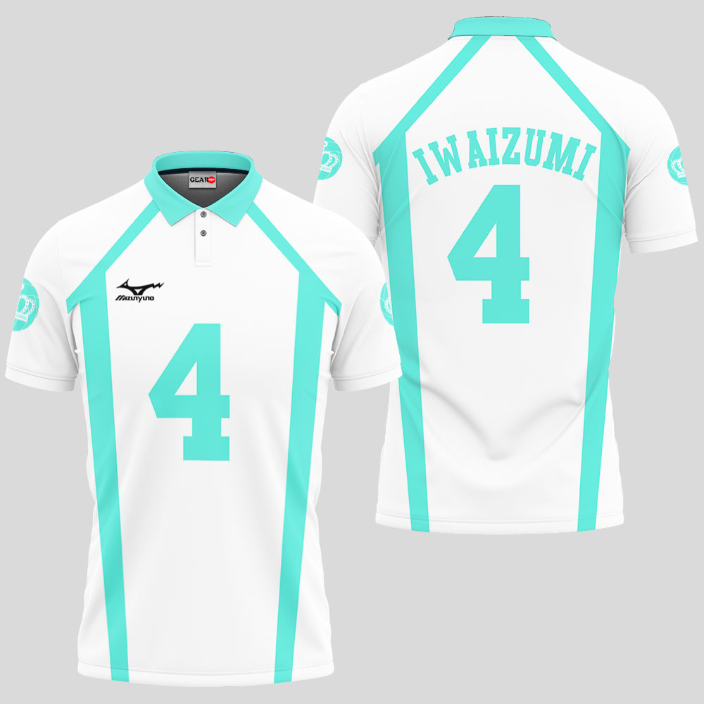 Hajime Iwaizumi Polo Shirts Haikyuu Custom Anime OT2102