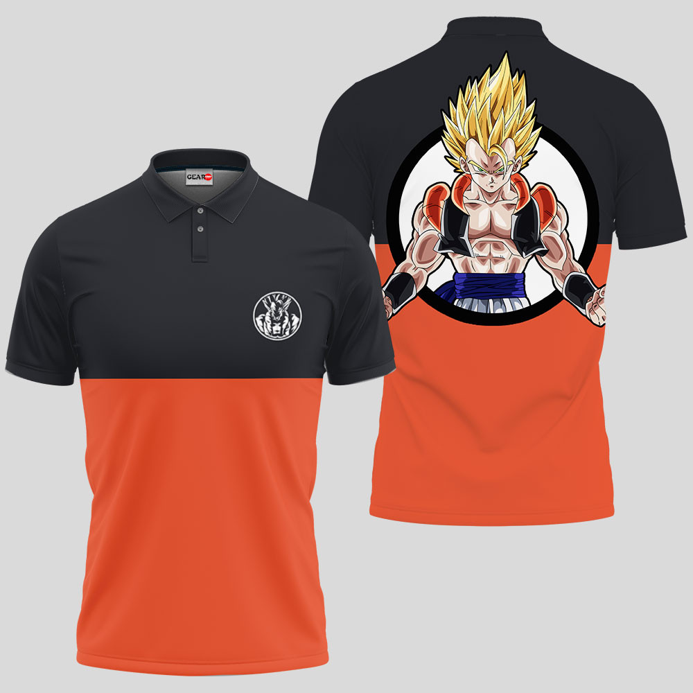 Gogeta SSJ Polo Shirts Dragon Ball Custom Anime OT2102