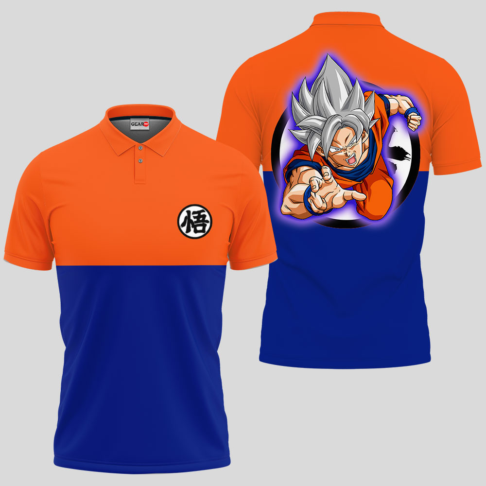 Goku Ultra Instinct Polo Shirts Dragon Ball Custom Anime OT2102