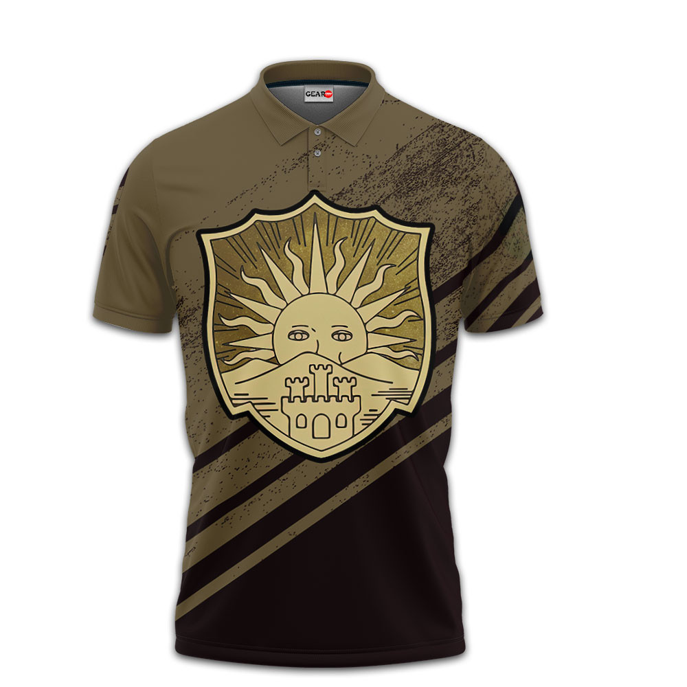 Golden Dawn Polo Shirts Black Clover Custom Anime OT2102