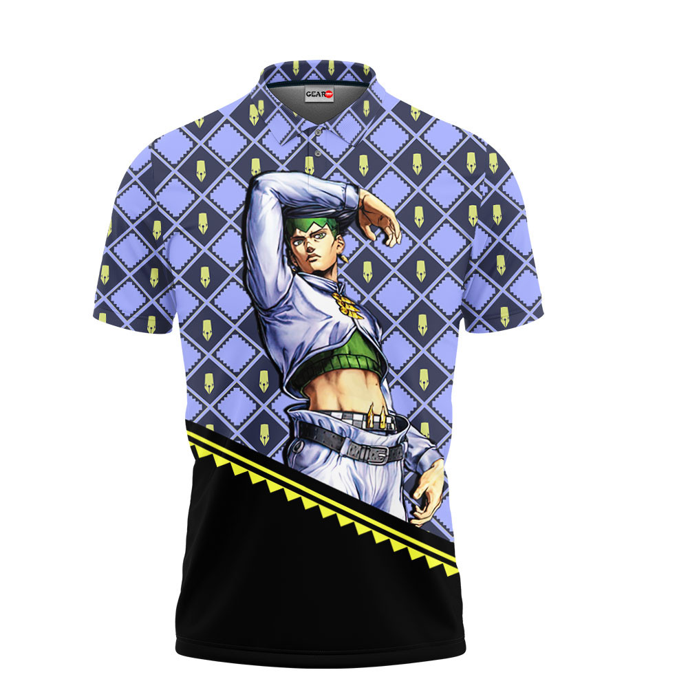 Rohan Kishibe Polo Shirts JJBA Custom Anime OT2102