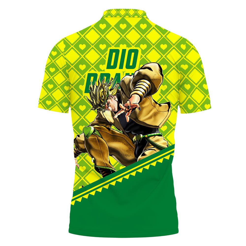 Dio Brando Polo Shirts JJBA Custom Anime OT2102