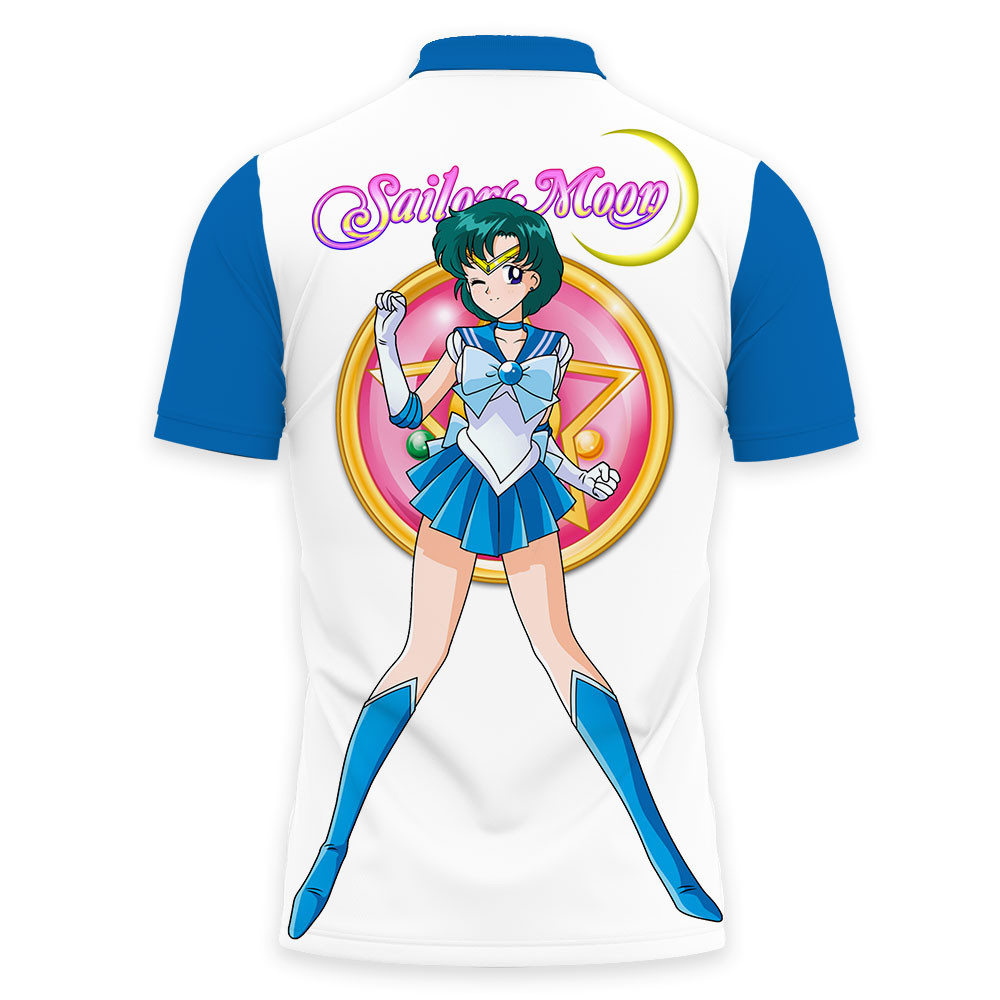 Sailor Mercury Polo Shirts Sailor Custom Anime OT2102