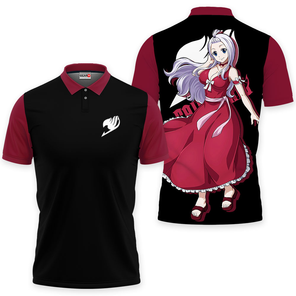 Mirajane Strauss Polo Shirts Fairy Tail Custom Anime OT2102