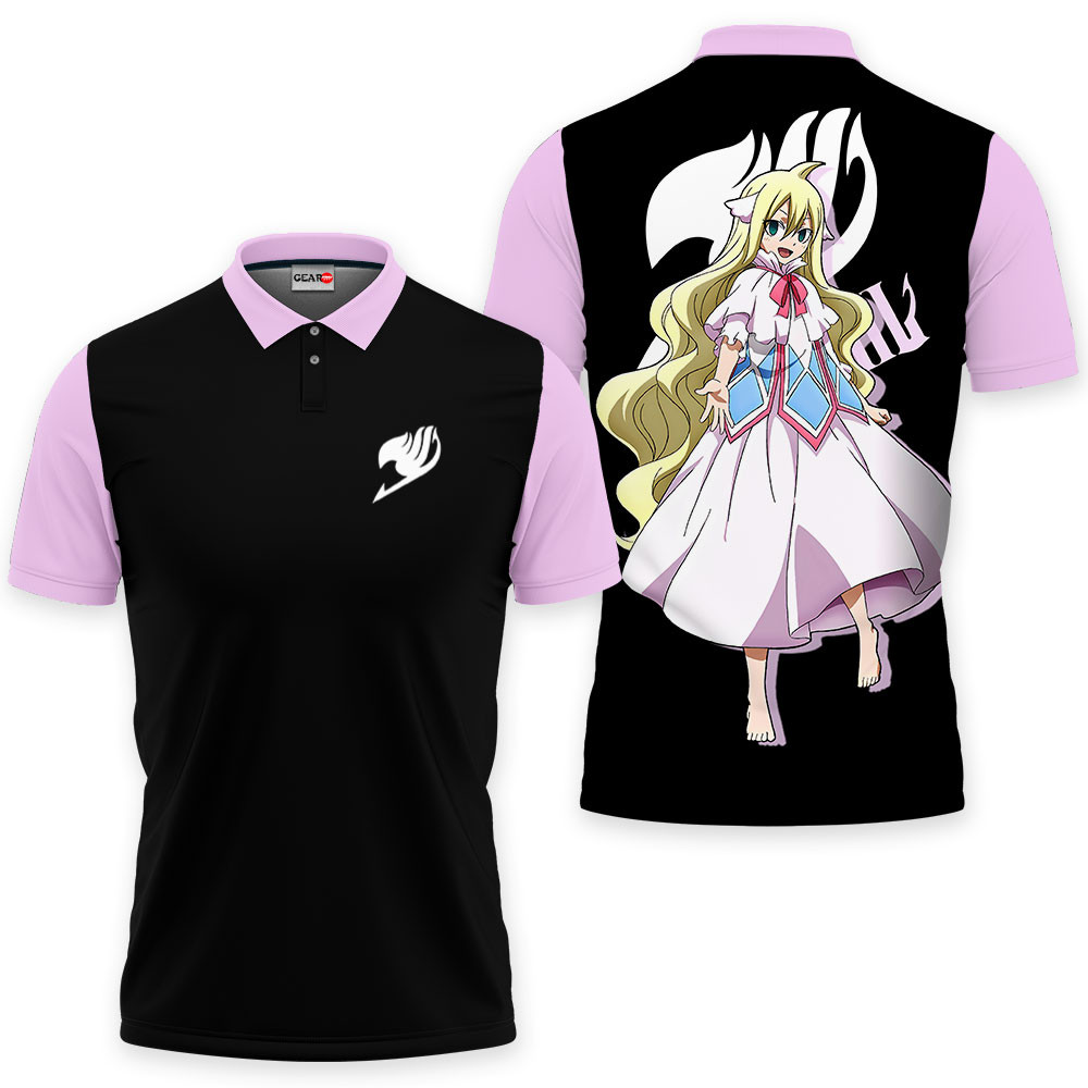 Mavis Vermillion Polo Shirts Fairy Tail Custom Anime OT2102