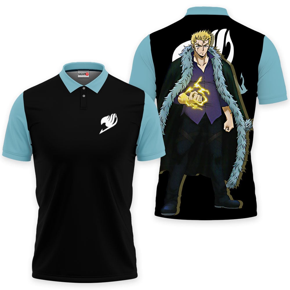 Laxus Dreyar Polo Shirts Fairy Tail Custom Anime OT2102