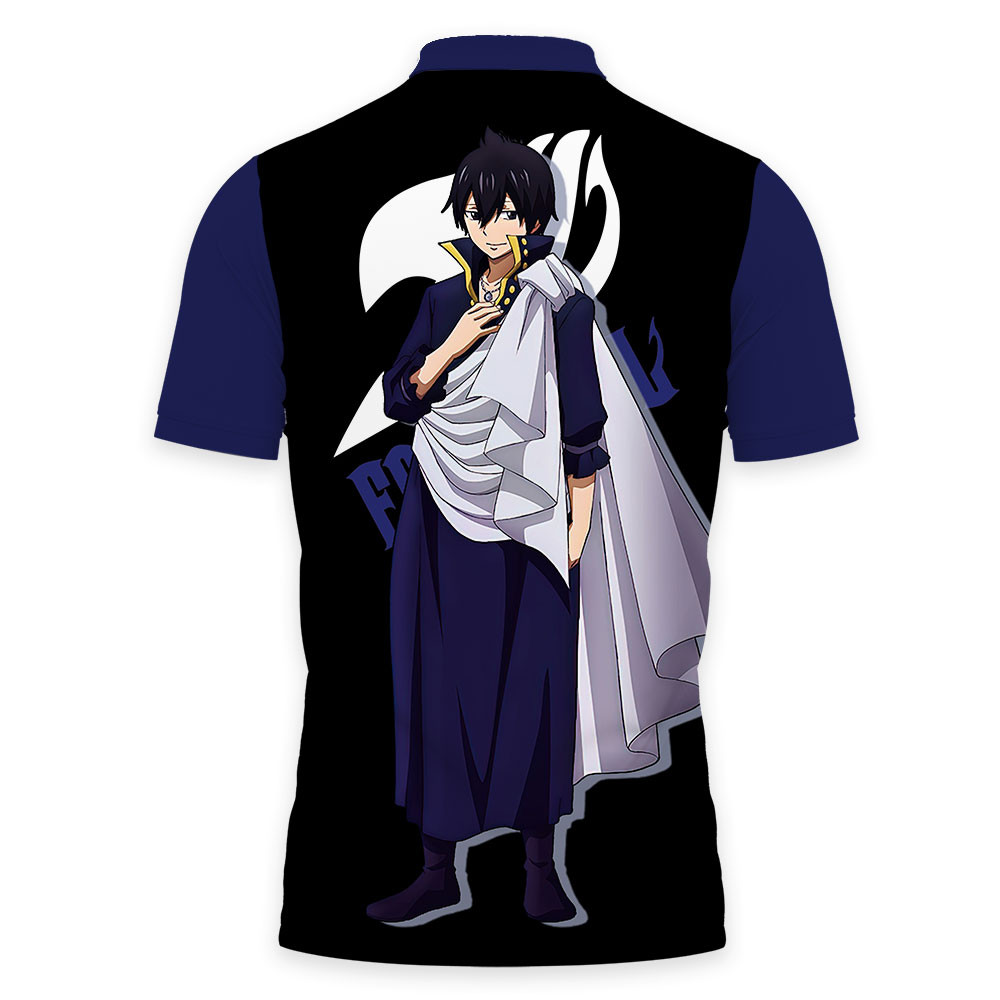 Zeref Dragneel Polo Shirts Fairy Tail Custom Anime OT2102