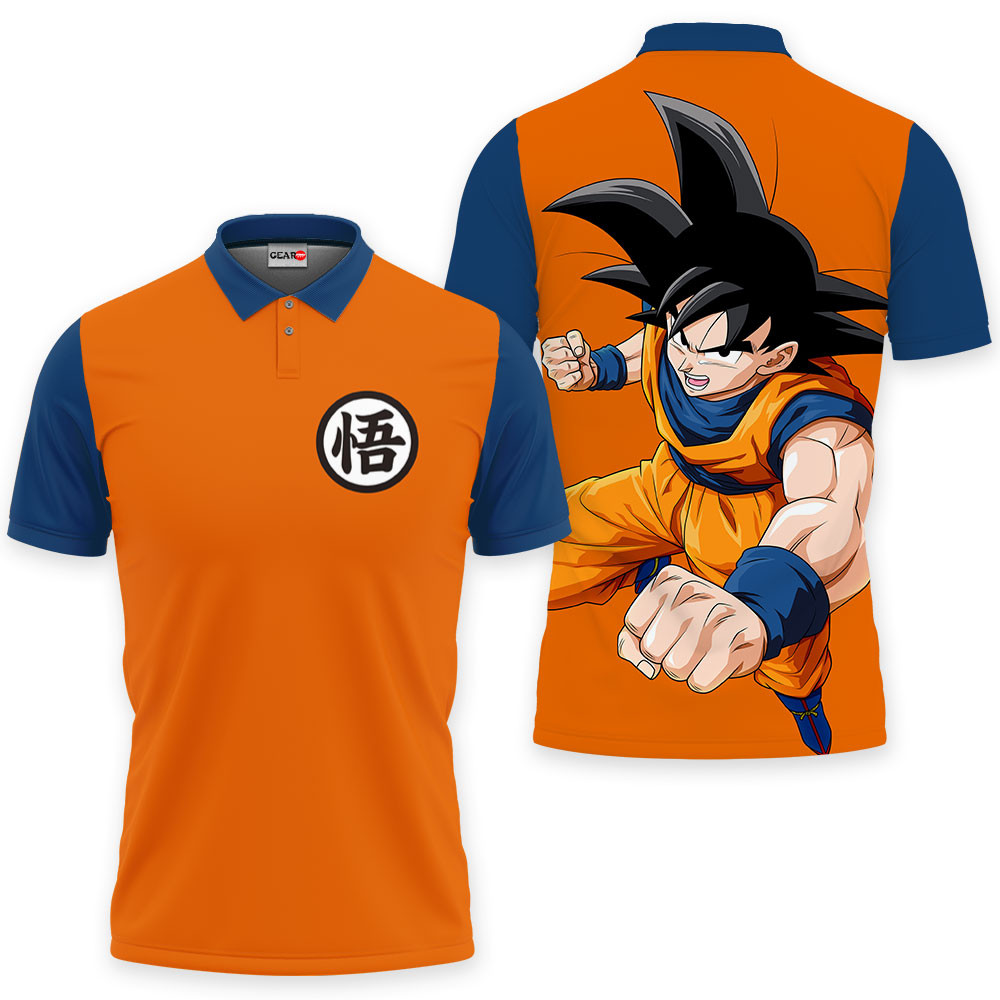 Goku Polo Shirts Dragon Ball Custom Anime Gift For Fans OT2102
