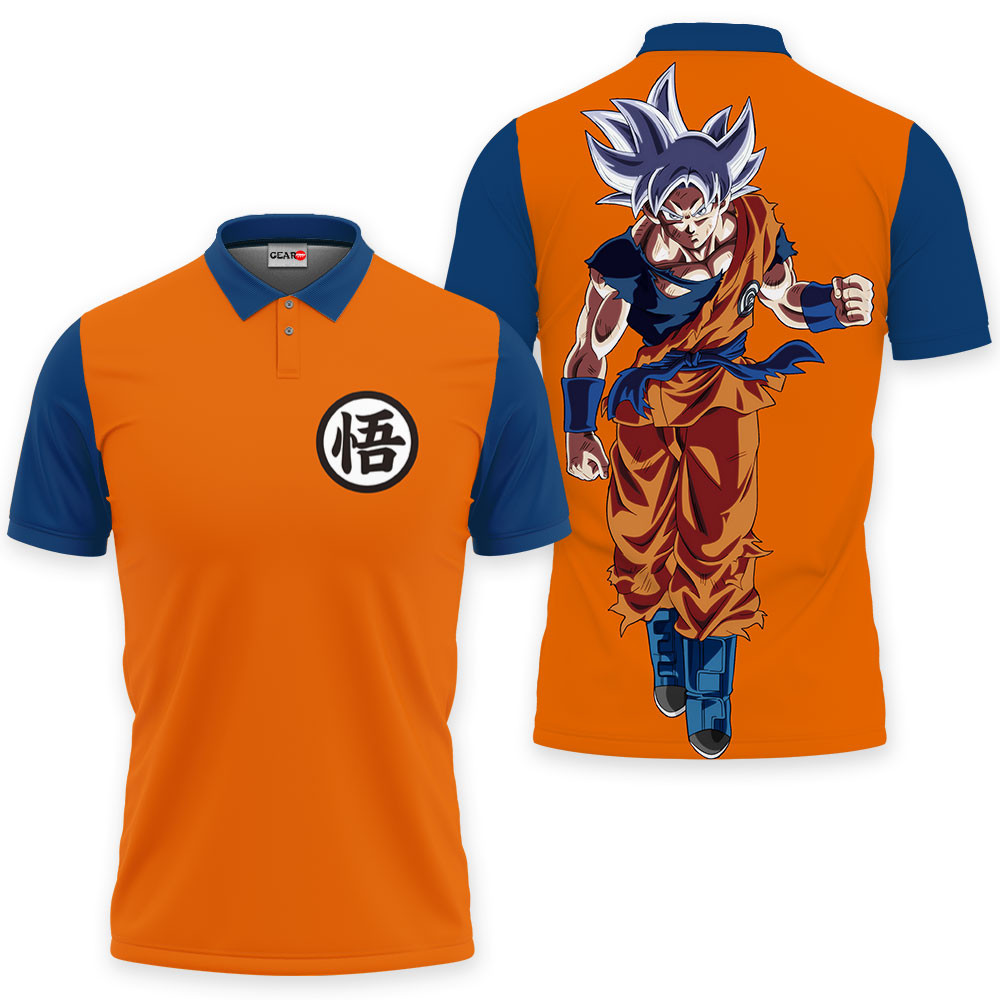 Goku Ultra Instinct Polo Shirts Dragon Ball Custom Anime Perfect Gift Idea OT2102