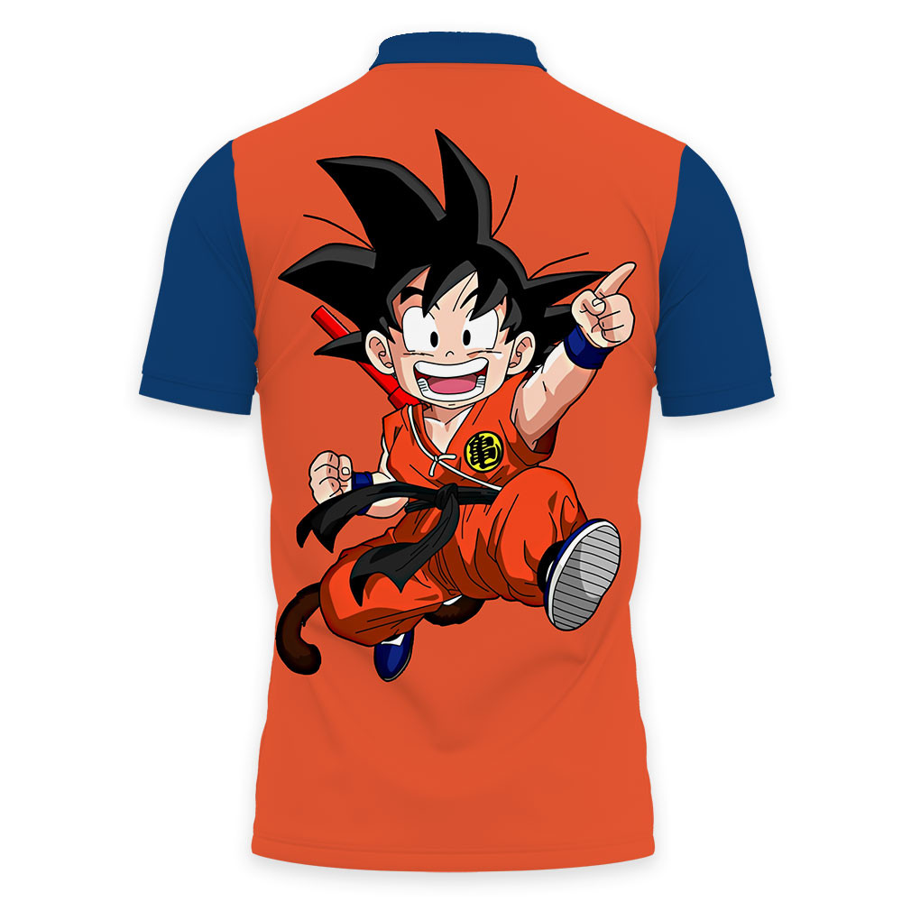 Goku Kid Polo Shirts Dragon Ball Custom Anime OT2102
