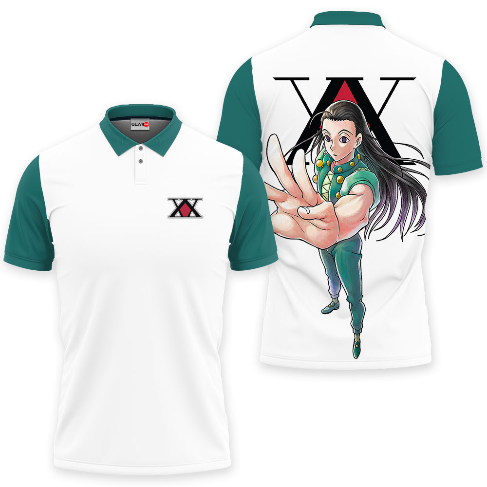 Illumi Zoldyck Polo Shirts HxH Custom Anime For Fans OT2102