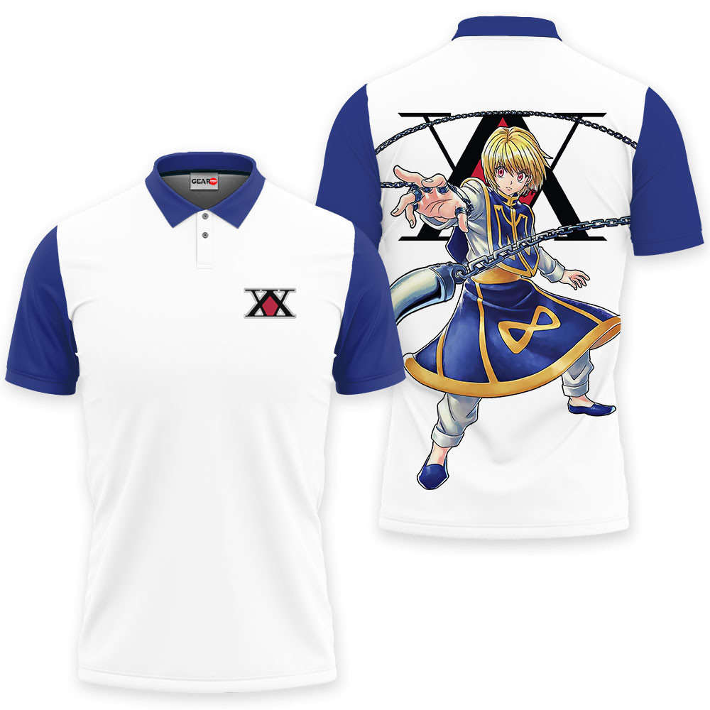 Kurapika Polo Shirts HxH Custom Anime For Fans OT2102