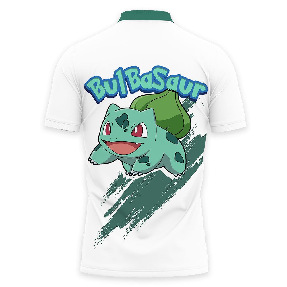 Bulbasaur Polo Shirts Pokemon Custom Anime For Fans OT2102