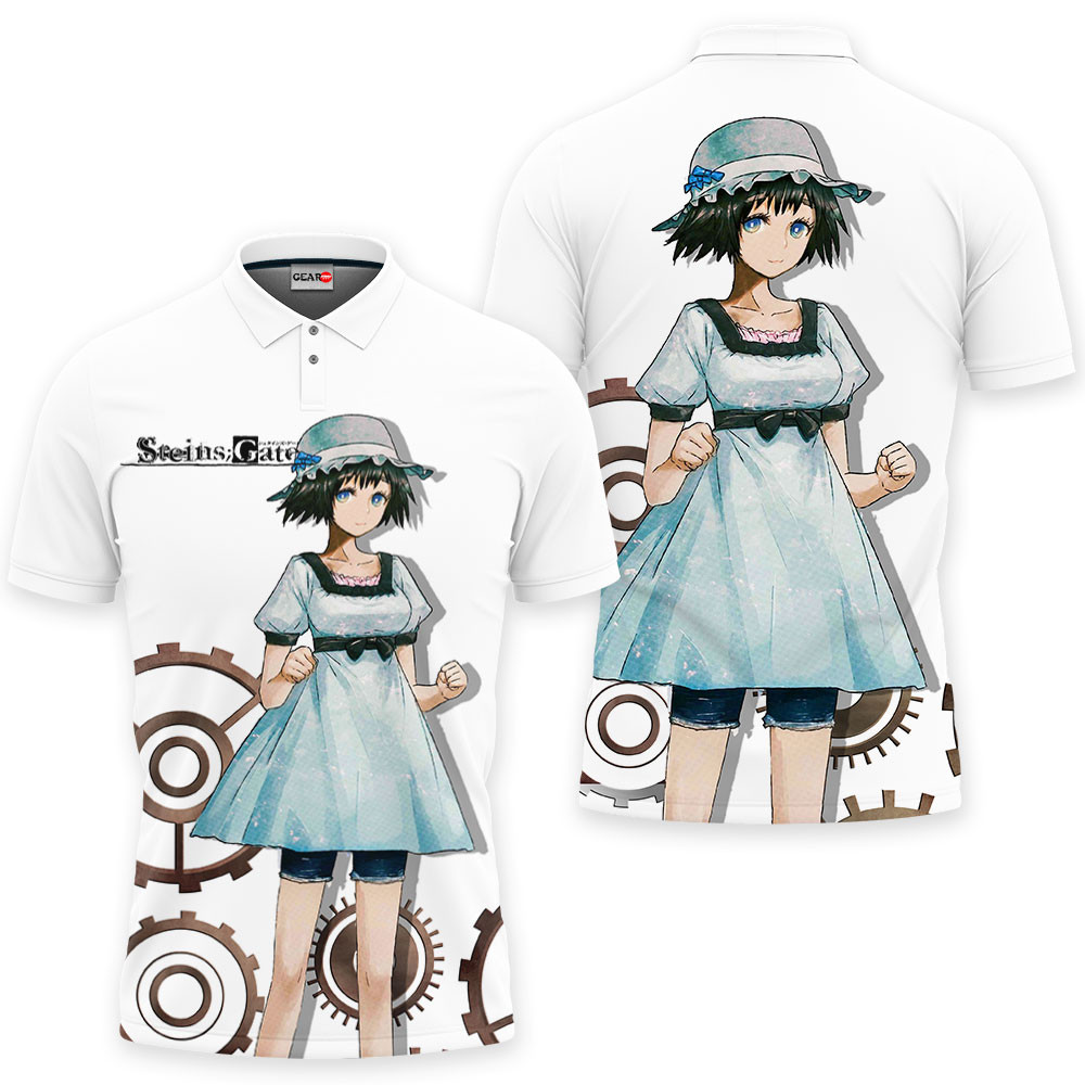 Mayuri Shiina Polo Shirts Steins Gate Custom Anime For Fans OT2102