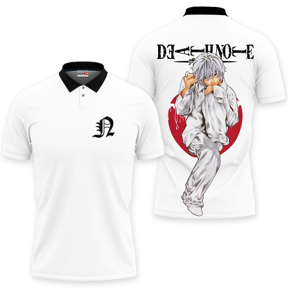Nate River Polo Shirts D-note Custom Anime For Fans OT2102